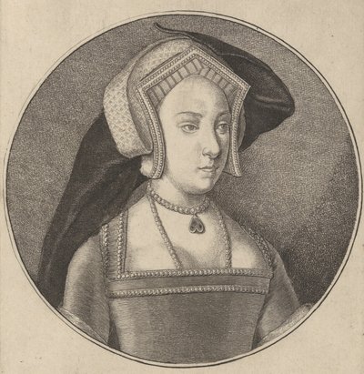 Princezna Mary, dcera anglického krále Jindřicha VIII., 1647. od Wenceslaus Hollar