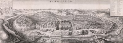 Vyhlídka na Jeruzalém, 1660., 1660. od Wenceslaus Hollar