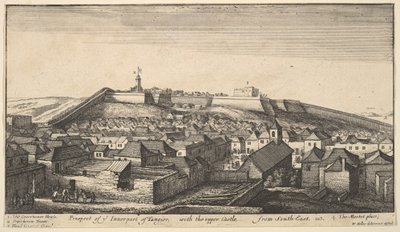 Vyhlídka na vnitřní část Tangeru, ca. 1670. od Wenceslaus Hollar