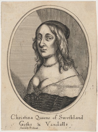Královna Kristina od Wenceslaus Hollar