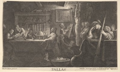 Realm of Pallas, 1646. od Wenceslaus Hollar