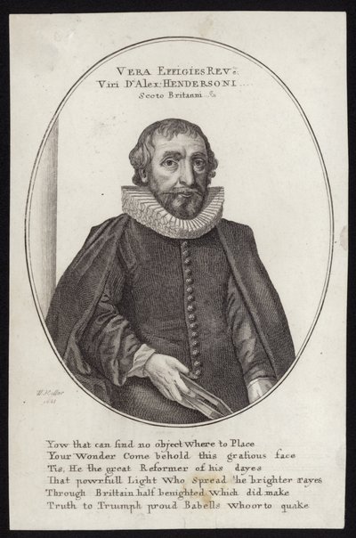 Reverend Alexander Henderson od Wenceslaus Hollar