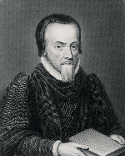 Richard Hooker (c.1554-1600), ryl Edward Finden od Wenceslaus Hollar
