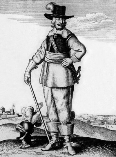 Robert Devereux, 3. hrabě z Essexu od Wenceslaus Hollar