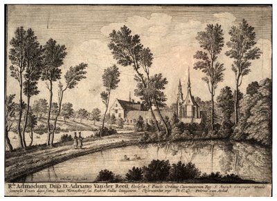 opatství Rothendael. stát 1 od Wenceslaus Hollar