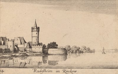 Rudesheim, 1635. od Wenceslaus Hollar