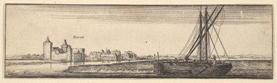 Ruhrort, 1642-44. od Wenceslaus Hollar