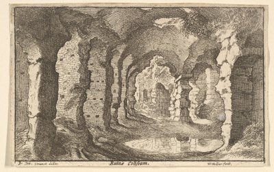 Ruin Coliseum, ca. 1650 od Wenceslaus Hollar