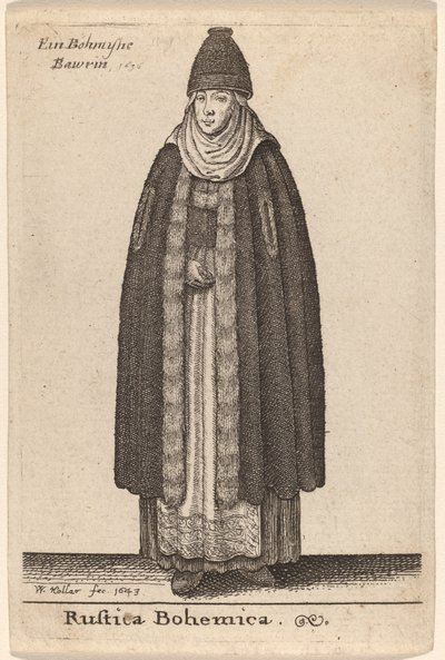 Bohémská země od Wenceslaus Hollar