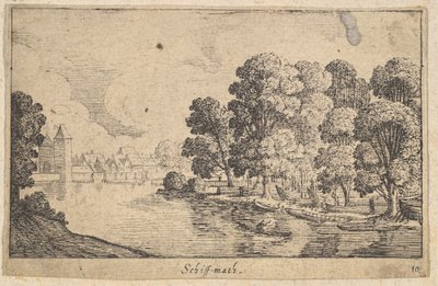 Schiff-math, 1625-77. od Wenceslaus Hollar