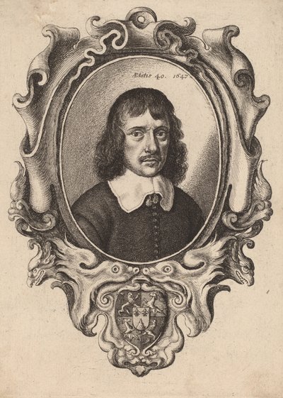 Autoportrét, 1647. od Wenceslaus Hollar