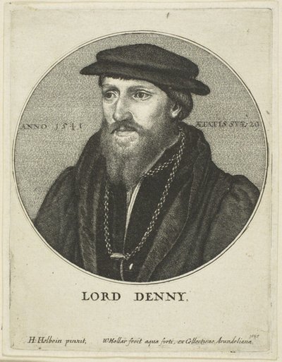 Sir Anthony Denny od Wenceslaus Hollar