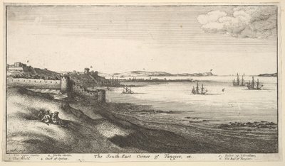 Jihovýchodní roh Tangeru, 1669-73. od Wenceslaus Hollar