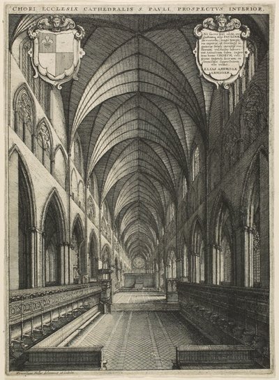 Sbor svatého Pavla od Wenceslaus Hollar
