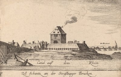 Štrasburk: Mýtný dům, 1635. od Wenceslaus Hollar