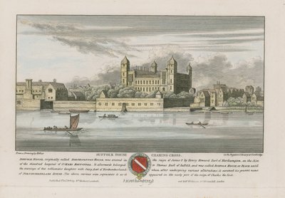 Suffolk House, Charing Cross, Londýn od Wenceslaus Hollar