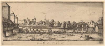 Léto: Místo ke koupání od Wenceslaus Hollar