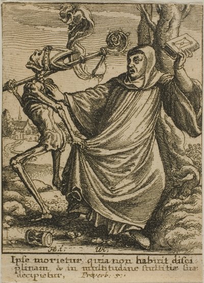 Abbott a smrt od Wenceslaus Hollar