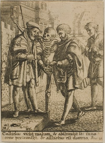Advokát a smrt od Wenceslaus Hollar