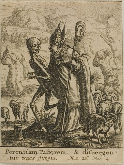 Biskup a smrt od Wenceslaus Hollar