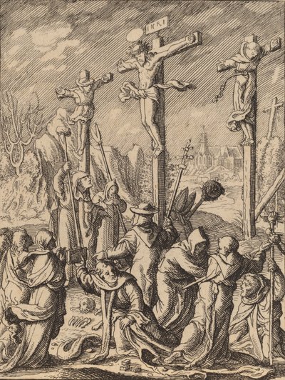Ukřižování. od Wenceslaus Hollar