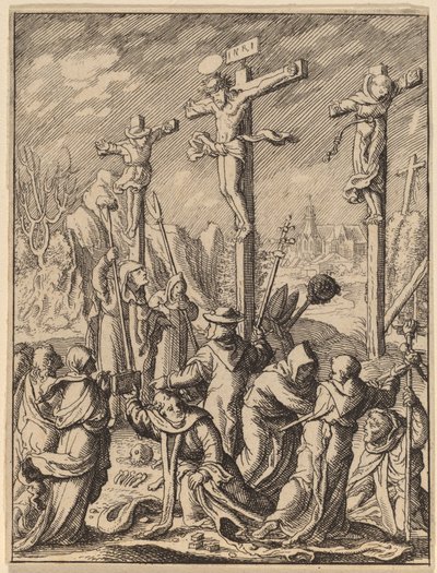 Ukřižování od Wenceslaus Hollar