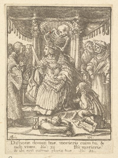 Císař z tance smrti, 1651. od Wenceslaus Hollar