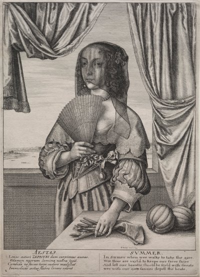 Čtvero ročních období: Léto od Wenceslaus Hollar