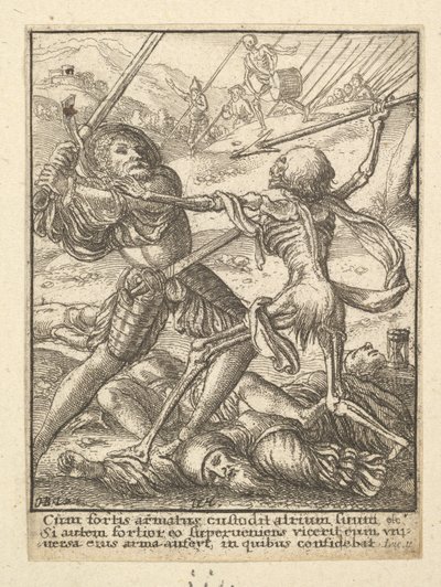 Rytíř z tance smrti, 1651. od Wenceslaus Hollar