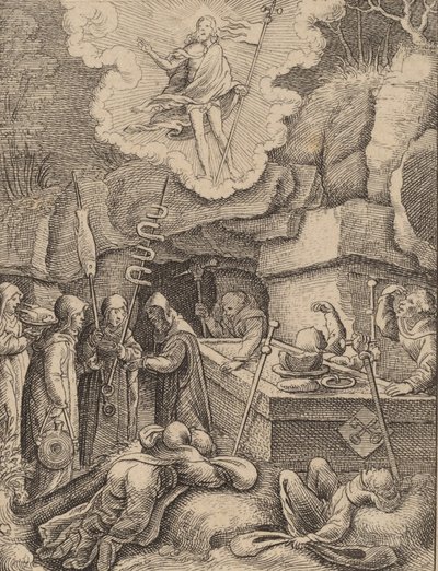 Vzkříšení. od Wenceslaus Hollar