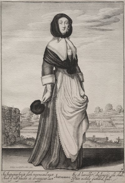 Roční období: Podzim od Wenceslaus Hollar