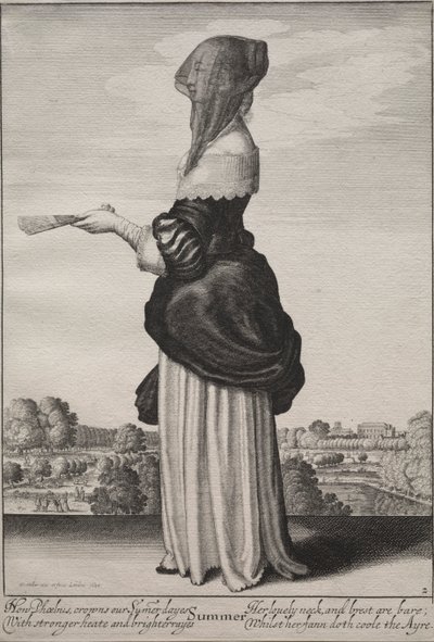 Roční období: Léto od Wenceslaus Hollar
