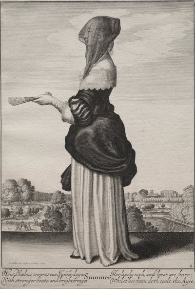 Roční období: Léto, 1643-1644. od Wenceslaus Hollar