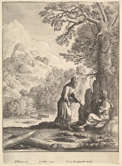 Pokušení, 1625-77. od Wenceslaus Hollar