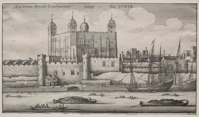Tower, Londýn. od Wenceslaus Hollar