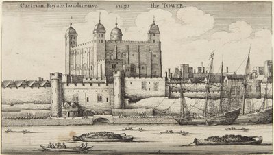 Londýnský Tower od Wenceslaus Hollar