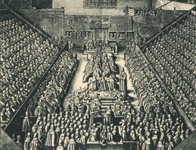 „Soud s hrabětem ze Straffordu ve Westminster Hall, 1641“, 1947. od Wenceslaus Hollar