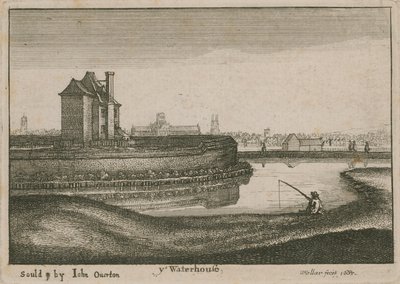 Vodní dům, Islington od Wenceslaus Hollar