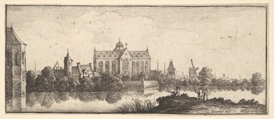 Kostel u vody, 1625-77. od Wenceslaus Hollar