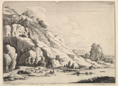 Kamenný most, 1649. od Wenceslaus Hollar