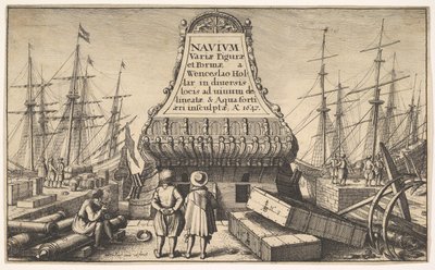 Titulní strana: Dutch Ships, 1647. od Wenceslaus Hollar