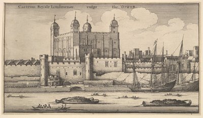Tower of London, 1625-77. od Wenceslaus Hollar