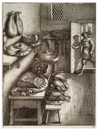 Městská a venkovská myš od Wenceslaus Hollar