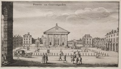 Pohledy na Londýn: Piazza v Covent Garden od Wenceslaus Hollar