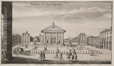 Pohledy na Londýn: Piazza v Covent Garden. od Wenceslaus Hollar