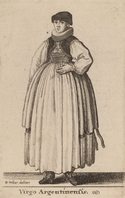 Panna Argentina od Wenceslaus Hollar