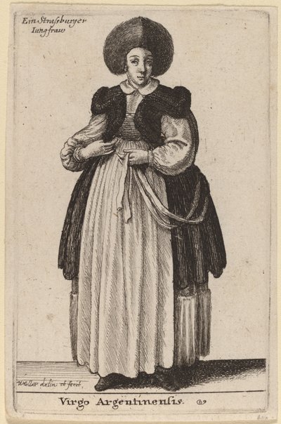 argentinská panna od Wenceslaus Hollar