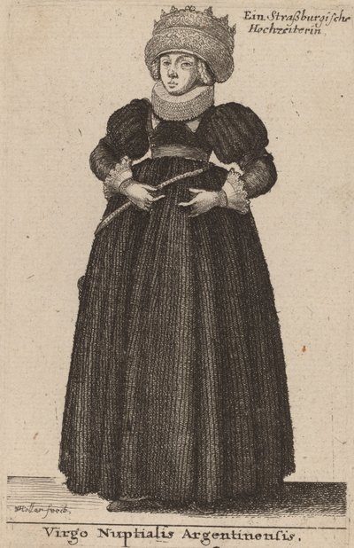 Svatba argentinské panny od Wenceslaus Hollar