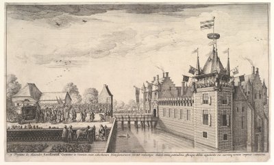 Návštěva u A. Roelantsa, 1650. od Wenceslaus Hollar