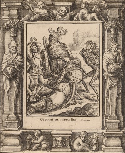 Waggoner, 1651. od Wenceslaus Hollar